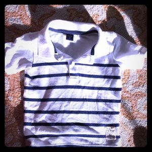 Baby Gap. Navy/White Striped Polo.  Like New. 3T